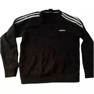 Women’s Adidas Black Crew Neck Sweatshirt Size Medium (12/14)